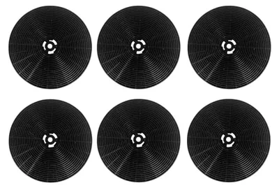 Produktbild von 6x Trade-Shop Aktivkohlefilter kompatibel mit Respekta CH66038-60AM, CH66038-60SAM, CH66038-60WAM, CH66038-60WAM, CH66038-90SAM, CH66038-90WAM