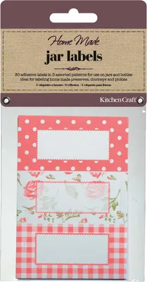 Produktbild von 30 Etiketten, rosa