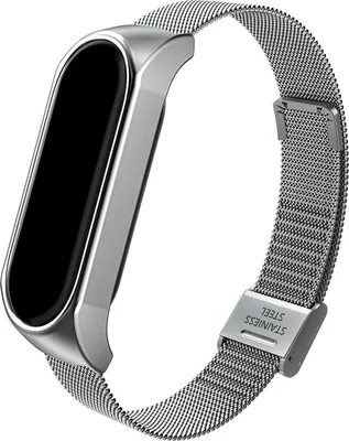 Produktbild von INF Metallarmband für Xiaomi Mi Band 3/4/5/6 Silber