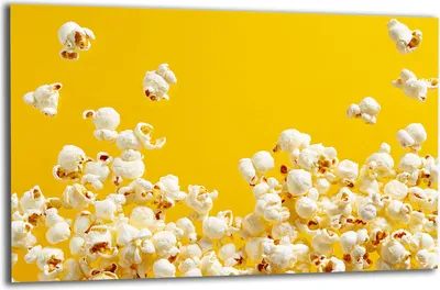 Produktbild von Herdabdeckplatte Glaskeramikkochfeld-Abdeckung Spritzschutz Glas 80x52 Popcorn