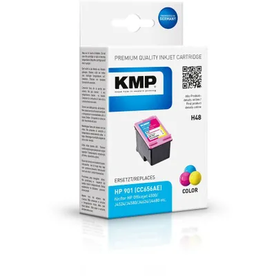 Produktbild von KMP H48 Tintenpatrone color kompatibel mit HP CC656AE
