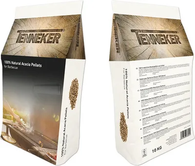 Obrázek produktu pro Dřevěné pelety grilovací z akácie TENNEKER 10 kg