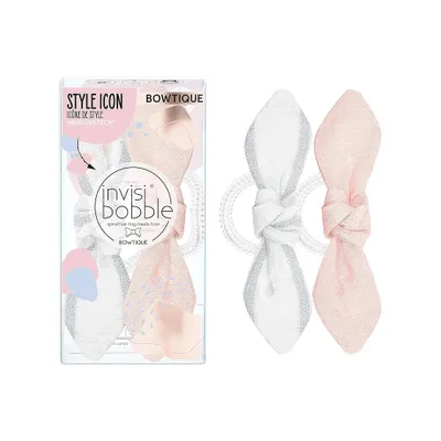 Image de Invisibobble Bowtique Nordic Breeze élastique à cheveux Lemming Go, 2 pièces