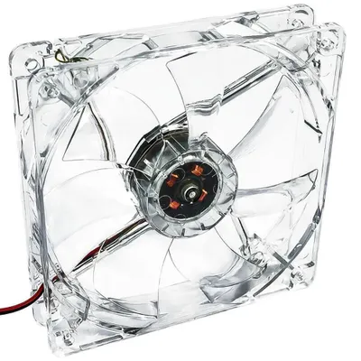 Produktbild von Akyga AW-12A-WH Wentylator do komputera 120mm 4 LED biały Molex 12V wiatrak