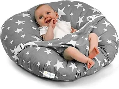 Produktbild von PolkaHome® Ligastuhl für Neugeborene, tragbare Babyhängematte, Anti-Reflux-Tagespflegekissen, Babynest