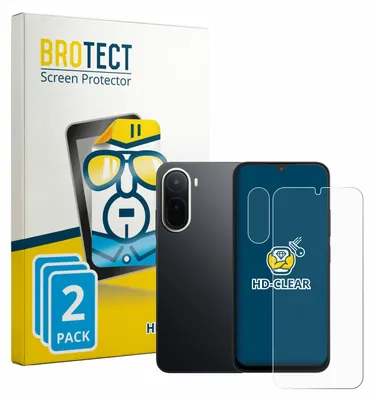 Produktbild von 2x Für Xiaomi Redmi A7 Pro (Display+Kamera) Schutzfolie BROTECT Displayschutz Display Schutz Folie Klar Transparent