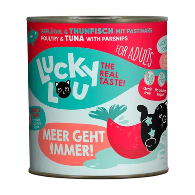 Produktbild von Lucky Lou Lifestage Adult Geflügel & Thunfisch 6x 800 g