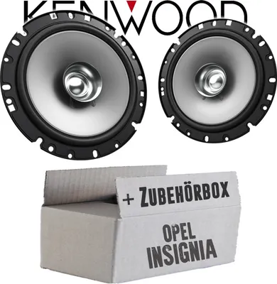Produktbild von Lautsprecher Boxen Kenwood KFC-S1756 - 16,5cm Koax Auto Einbauzubehör - Einbauset passend für Opel Insignia - justSOUND