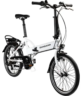 Produktbild von Zündapp Z101 20 Zoll Elektro Klapprad für Erwachsene 150 - 180 cm 6 Gang E Klappfahrrad E Bike Faltrad Pedelec StVZO