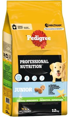 Produktbild von PEDIGREE® Beutel Professional Nutrition Junior mit Geflügel und Gemüse 12 kg