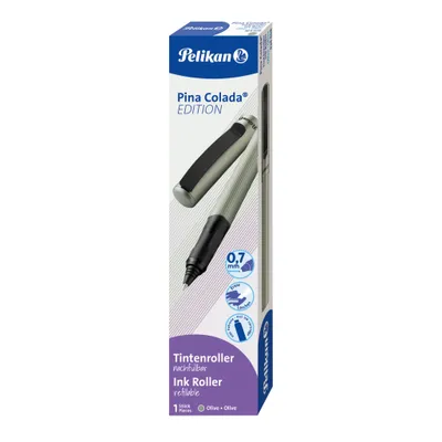 Produktbild von Pelikan Tintenroller Pina Colada Edition olive-metallic