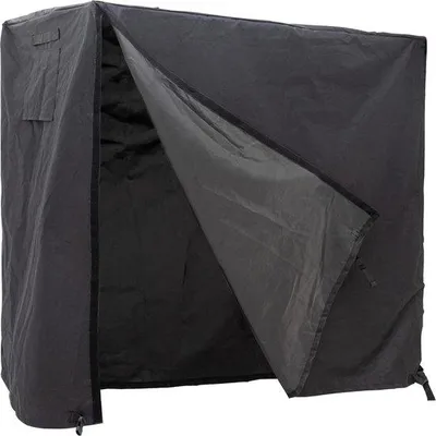 Image de Housse imperméable pour bois, Oxford 600D, noir, 122 x 61 x 107 cm, protection extérieure pour panneaux de bois