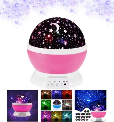 Zdjęcie produktu dla Projektor gwiazd lampka nocna dla dzieci rzutnik do pokoju prezent