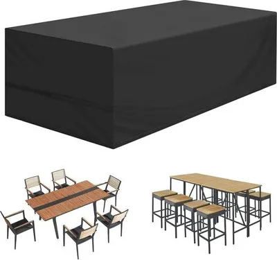 Immagine prodotto di Copri sedie resistente all'inverno per mobili da giardino - Impermeabile e resistente ai raggi UV - Telo rettangolare (308 x 138 x 98 cm)