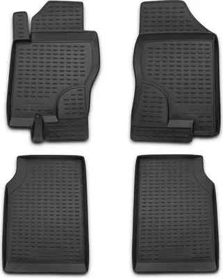 Image de Tapis de sol caoutchouc Novline Nissan Navara 2005-2010 (2 portes)