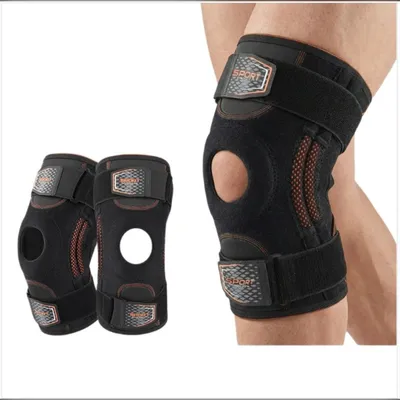 Produktbild von INF Verstellbares Knieschoner Paar Neopren OK-Stoff 30cm x 8.5cm für Sport
