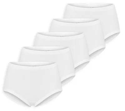 Productafbeelding van Schiesser dames, 5-pack taille slips - onderbroek - hoge taille - hoge beenlijn