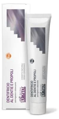Produktbild von Argital Zahnaufhellende Zahnpasta mit Propolis und Dentie 75 ml