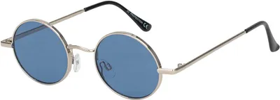 Produktbild von Damen Sonnenbrille Rund Form Designer 80er Modern Urlaub Sommer Strand 30506 Blau