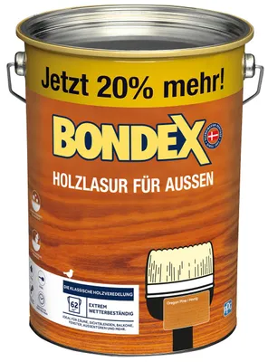 Produktbild von Bondex Holzlasur für Außen 4,8 L oregon pine