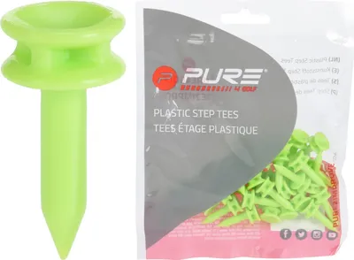 Produktbild von Pure2improve - Golf Tees "Step", Kunststoff 25er-Pack RD3942 (24 mm) (Limone)