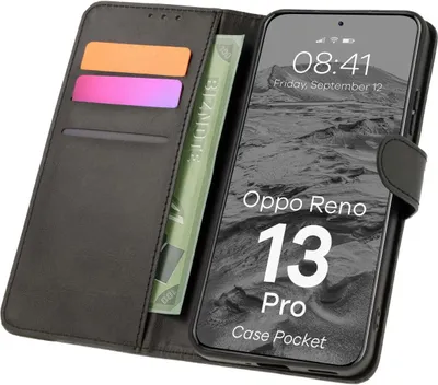 Produktbild von BIZON Hülle Tasche Oppo Reno13 Pro schwarz