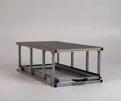 Produktbild von Heckauszug PRO Einzel-Auszug M mit Ablage | L: 1264 B: 510 H: 323 mm (Außenmaße)