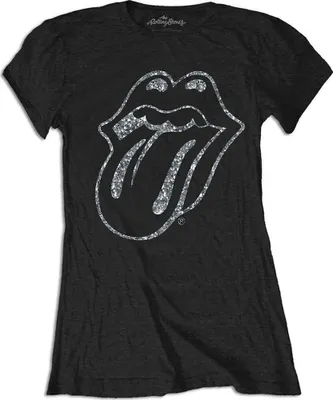 Produktbild von The Rolling Stones Tongue (Embellished) Black M Damen T-Shirt