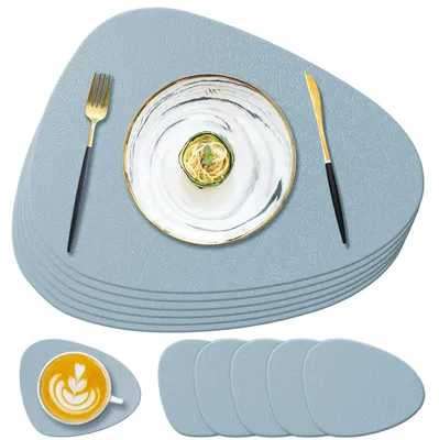Imagen del producto de Juego de 4 posavasos de silicona para mesa