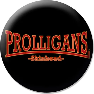 Immagine prodotto di Prolligans - Lonsdale nero, bottone da 25 mm