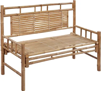 Obrázok produktu pre vidaXL Záhradná lavička s vankúšom 120 cm Bambus