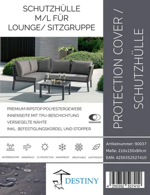 Produktbild von Destiny Schutzhülle für Sitzgruppe 210x150x80cm, inkl. Aufbewahrungstasche