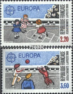Produktbild von Briefmarken Frankreich 1989 Mi 2716-2717 (kompl.Ausg.) gestempelt Europa