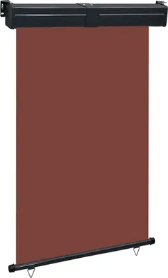 Image de Auvent latéral de balcon 125x250 cm Marron