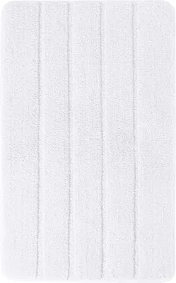Produktbild von SCHIESSER Badteppich Milano | Einfarbig | 100% Polyester | Flauschig & Saugfähig | Rutschhemmend | 60x100 cm | Weiß