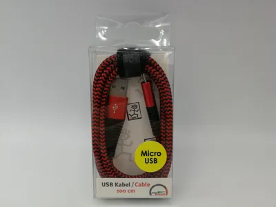 Produktbild von 2GO 795945, 1 m, USB B, Micro-USB B, Rot
