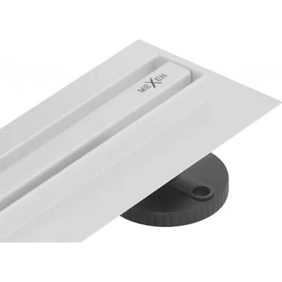 Obrázok produktu pre Mexen Flat 360° Slim odtokový žľab otočný 70 cm, biela- 1241070