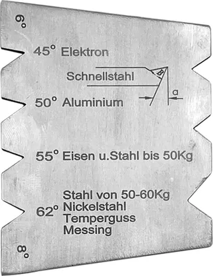 Produktbild von PAULIMOT Schleiflehre für HSS-Drehstähle