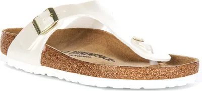 Image de Birkenstock Gizeh BS En Blanc Perle pour Enfant - 5.5 UK - 39 EU - 8/8.5 US / Blanc Perle