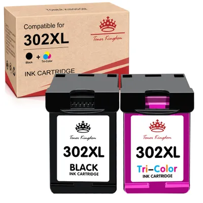 Produktbild von 2er  für HP 302 xl Multipack Envy 4525 4520 4527 Tintenpatrone (Deskjet 1110 2130 2132 2134 3630 3632 3633 3634 3636 3638, Officejet 3831 3830 3833 5230 5220)