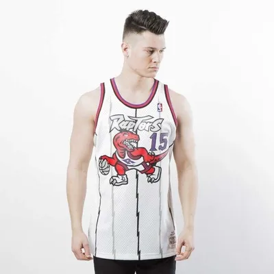 Obrázek produktu pro Basketbalový dres Mitchell & Ness Toronto Raptors #15 Vince Carter white Swingman Jersey - 2XL