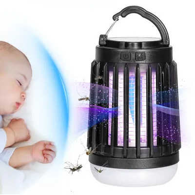 Obrázek produktu pro 2 v 1 lampa proti komárům multifunkční kempingová lampa pro venkovní použití