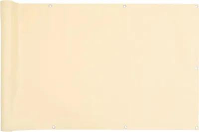 Produktbild von vidaXL Balkon-Sichtschutz Creme 600x120 cm PVC
