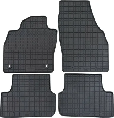 Produktbild von für Seat Ibiza ab 06/2017/Arona ab 11/2017 Passform PETEX Gummimatten 4-teilig schwarz Allwettermatten Gummifußmatten