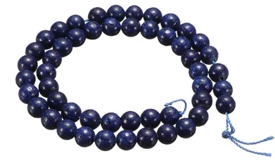 50 Stück Lapis Lazuli Edelsteinkugeln 6 mm, runde Perlen für Schmuck