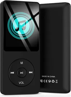 Produktbild von Player mit 16 GB Speicherkarte, unterstützt bis zu 128 GB, tragbarer Mediaplayer mit UKW-Radio/E-Book, verlustfreier HiFi-Sound (eingebauter Lautsprecher)