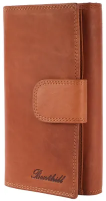 Produktbild von Benthill Damen Portemonnaie Leder XXL - Große Geldbörse mit RFID Schutz - Echtleder Vintage Damenbörse inkl. Geschenkbox