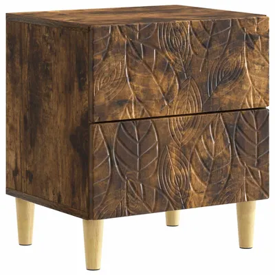 Imagen del producto de Mesita de Noche Roble Ahumado 43 x 34,5 x 48 cm