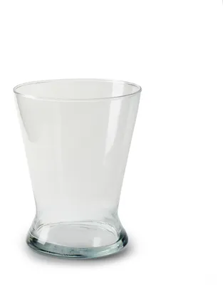 Produktbild von Jodeco Blumenvase Xana - klar transparent - Glas - 15,5 x 19 cm