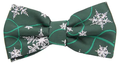 Produktbild von Fabio Farini - 1 Stück Herren Weihnachts Fliegen - Männer Querbinder als Geschenkidee Vorgebunden, Schneeflocke